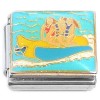 CT7209 Boat Float Raft River Lake Italian Charm 