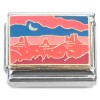 CT7253 Moon Sky Desert Scene Mountains Italian Charm