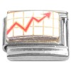CT7280 Stock Market Chart Money Italian Charm