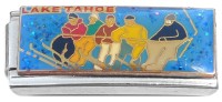 CT7293 Lake Tahoe Ski Lift Chairlift Superlink Italian Charm