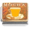 CT7350 Mocha Coffee Drink Glitter Italian Charm