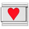 CT7561 Red heart Italian Charm