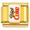 CT7840 Diet Soda Gold Trim Italian Charm.