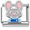 CT7972 Rabbit Officer Italian Charm