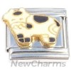 CT8024 Black and White Cow Italian Charm