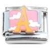 CT8564 Eiffel Tower with Clouds Italian Charm