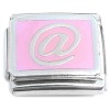 R440 At Sign on Pink Italian Charm