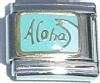 T3079blue Aloha Wave on Blue Italian Charm