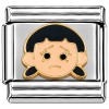T3289 Teary Face Italian Charm /