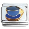 T445darkblue Coffee Tea Cup Dark Blue Italian Charm