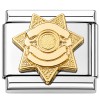 T902 Bright Badge Italian Charm