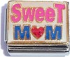 CT9022 Sweet Mom on White Italian Charm