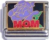 CT9049 Mom with Flower Italian Charm