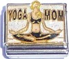 Yoga Mom on White