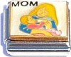CT9088 Mom with Blonde Hair Italian Charm