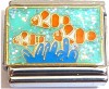 Tropical Fish Italian Charm