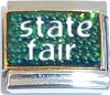 CT6465 State Fair on Green with Glitter Italian Charm