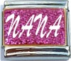 CT6476 Nana on Pink Italian Charm