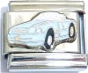 CT6499 White Car Italian Charm
