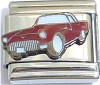 CT6501 Burgundy Car Italian Charm