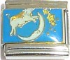 Cow Jumping Over the Moon Italian Charm