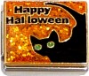 CT9396 Happy Halloween Italian Charm