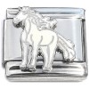 CT9811 Majestic White Horse Italian Charm