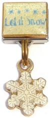 CT9906 Let It Snow Dangle Italian Charm 