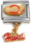 CT9910 Flip Flops Hawaii Dangle Italian Charm