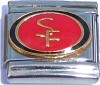 SP9524 SF 49ers Italian Charm