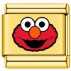 TG2058 Red Smile Puppet Gold Value Italian Charm