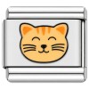 TV1004 Cute Kitty Cat Face Value Italian Charm