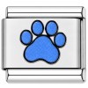 TV1005 Blue Animal Paw Print Value Italian Charm