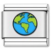 TV1022 Earth Globe World Value Italian Charm