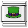 TV1028 Irish Lucky Green Hat Value Italian Charm