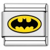 TV1033 Bat Superhero Logo Value Italian Charm