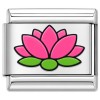 TV1037 Pink Lotus Flower Value Italian Charm