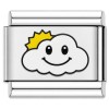 TV1041 Smiling Cloud Sunshine Value Italian Charm
