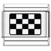 TV1047 Checker Racing Flag Value Italian Charm