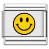 TV1048 Yellow Smile Face Value Italian Charm