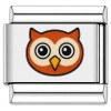 TV1052 Owl Face Value Italian Charm