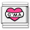 TV1075 Grandma Gma Heart Value Italian Charm