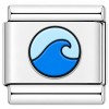 TV1079 Ocean Wave Blue Value Italian Charm