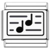 TV1097 Music Notes Value Italian Charm
