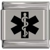 SL373 Medical Symbol of Life Italian Charm