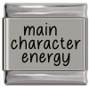 SL037 Main Character Engergy Laser Engraved Italian Charm