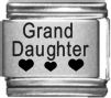 H037 Grand Daughter Laser Italian Charm