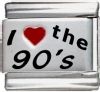 I Love the 90's Italian Charm 