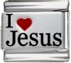 I Love Jesus Italian Charm 