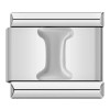 Silver Letter Italian Charms